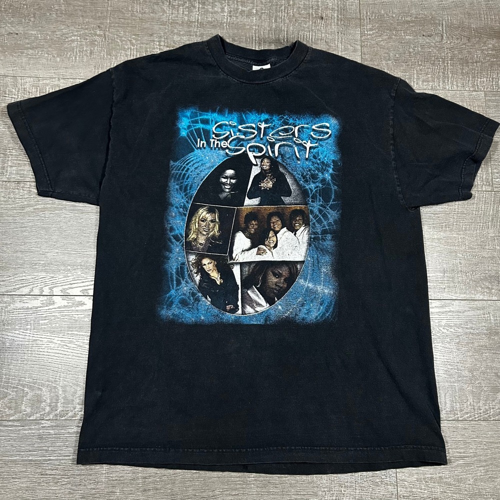 Vintage 2005 Sisters In The Spirit Tour T-Shirt Black XL Alstyle Gospel Music